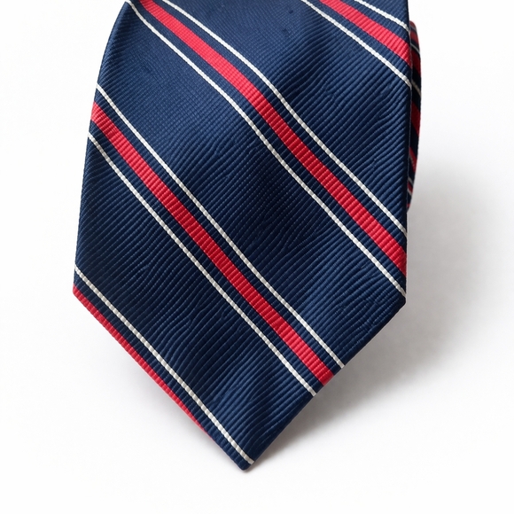 Givenchy Teal and Yellow Patterned Tie - Picture 2 of 9